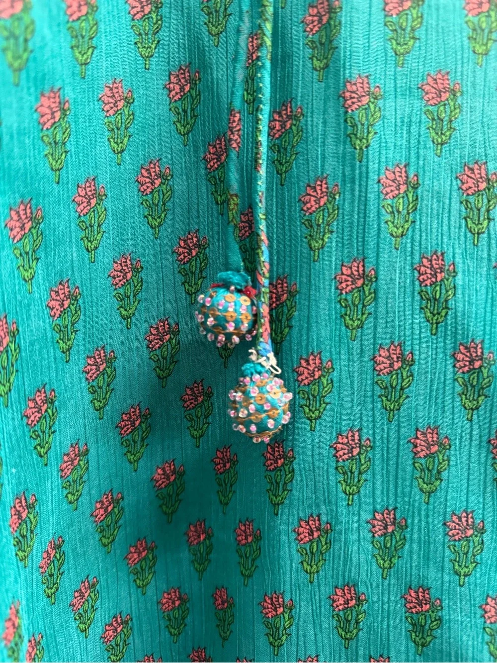 Ritu Kumar Embroidered Boho Tunic • Size Medium • Like New